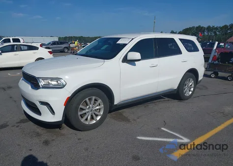 2021 Dodge Durango Sxt Rwd z USA, uszkodzony, nr VIN 1C4RDHAG6MC721451